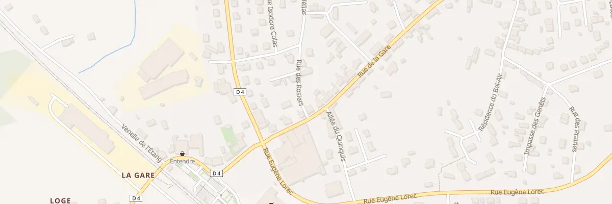 Plan du 104 Rue de la Gare à Bannalec