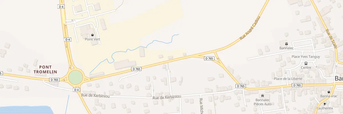 Plan du 1537 Rue de Rosporden à Bannalec