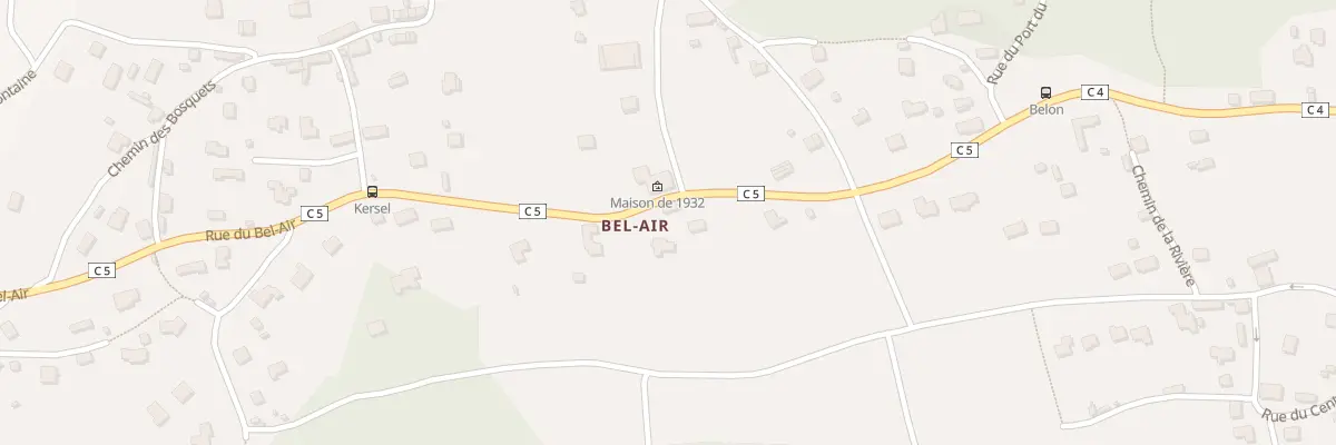 Plan du 9 Rue Bel Air à Moëlan-sur-Mer