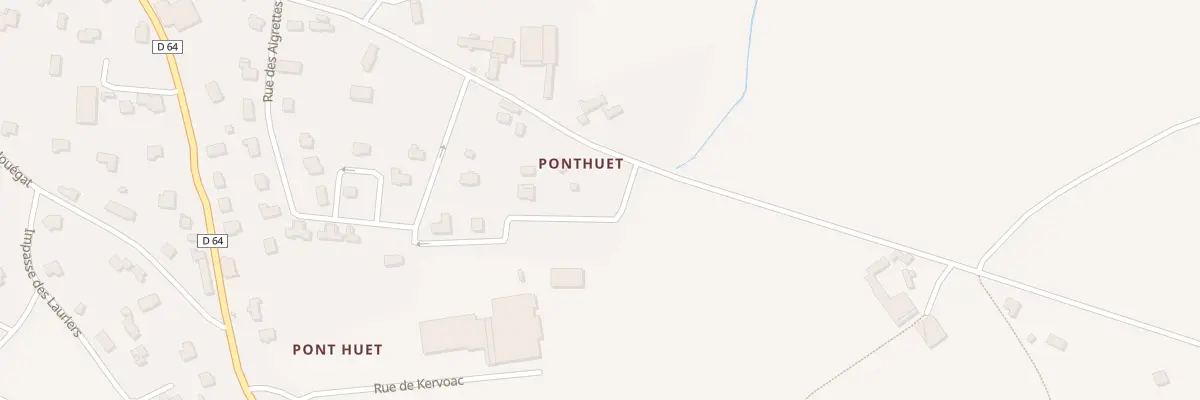 Plan du 25 Rue des Aigrettes à Lanmeur