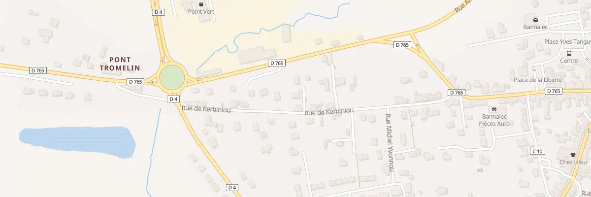 Plan du 26 Rue de Kerbiniou à Bannalec
