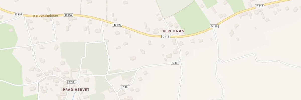 Plan du 8 Hent Ar Len à Moëlan-sur-Mer