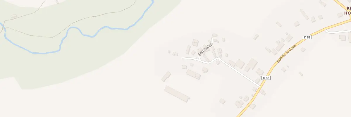 Plan du 493 Kerhalet à Spézet
