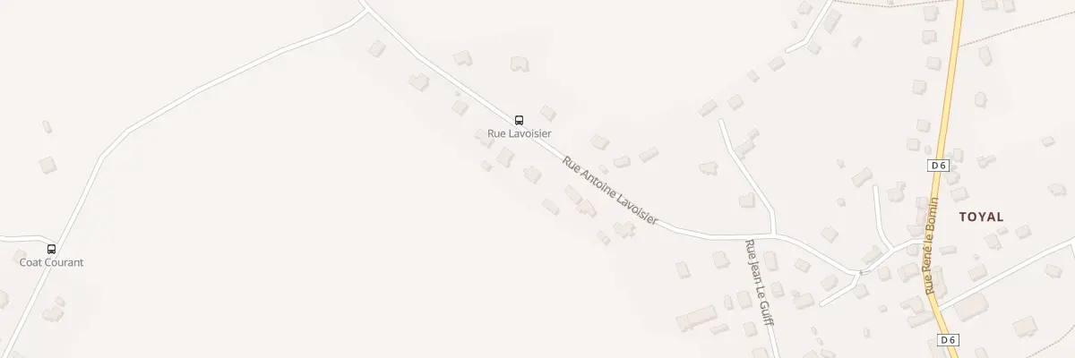 Plan du 25 Rue Antoine Lavoisier à Scaër