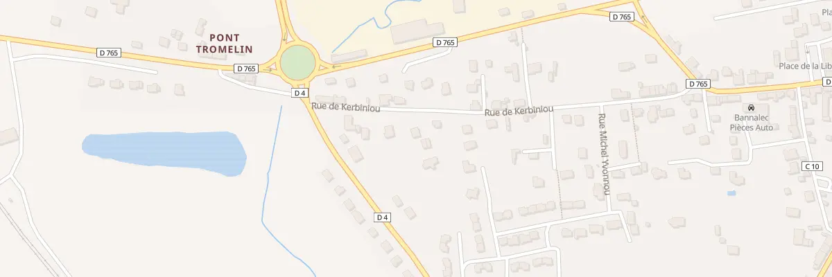 Plan du 31 Rue de Kerbiniou à Bannalec