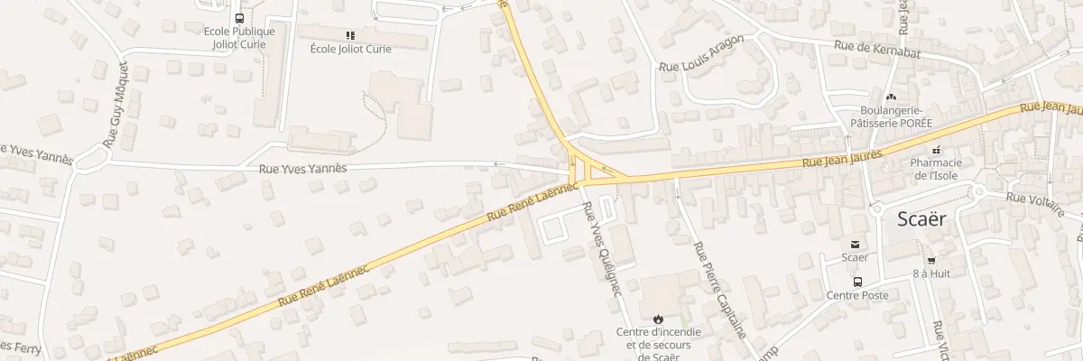 Plan du 4 Rue Rene Laennec à Scaër