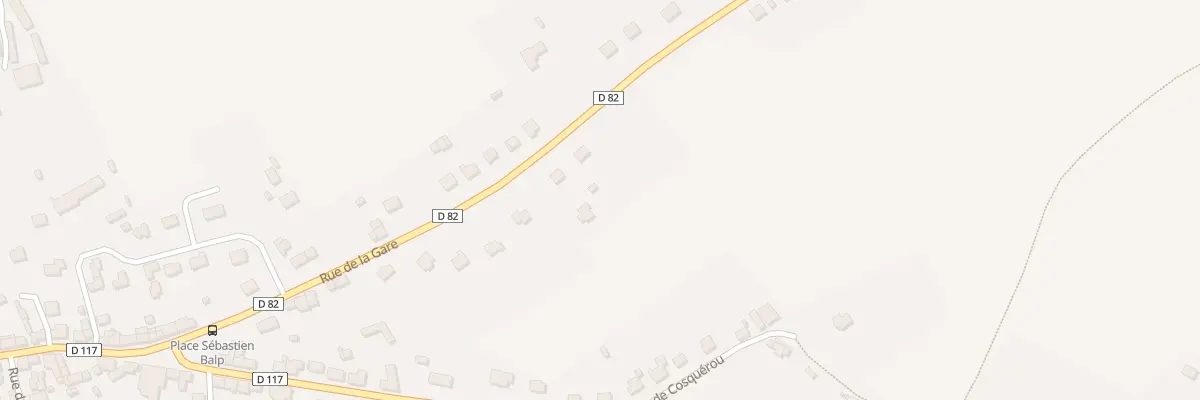Plan du 18B Rue de la Gare à Spézet