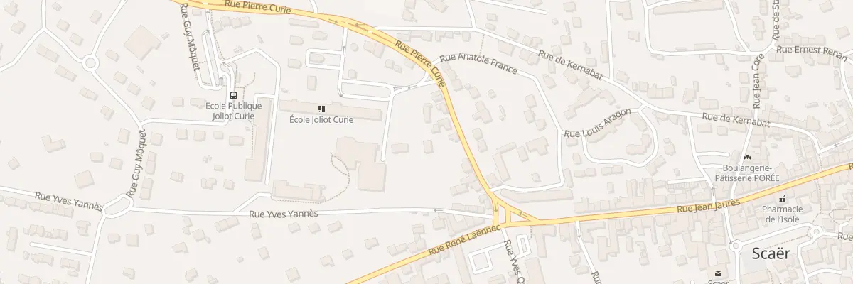 Plan du 11B Rue Pierre Curie à Scaër