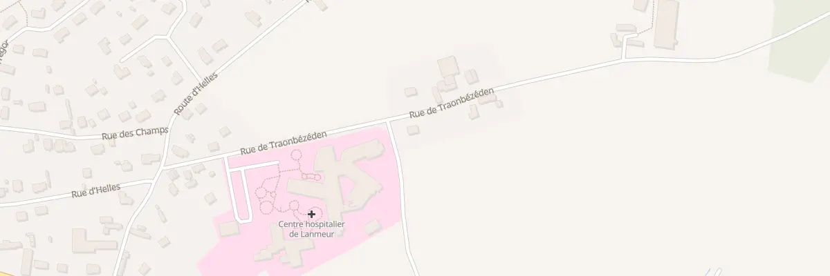 Plan du 1 Traonbezeden Huella à Lanmeur