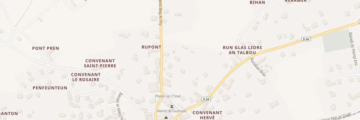 Plan du 6 Hent Beg Ar Fry à Guimaëc