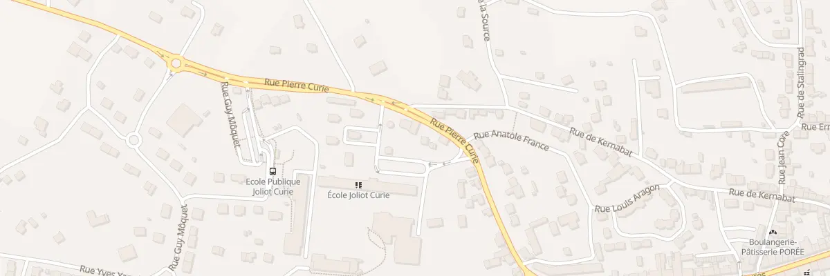 Plan du 31 Rue Pierre Curie à Scaër