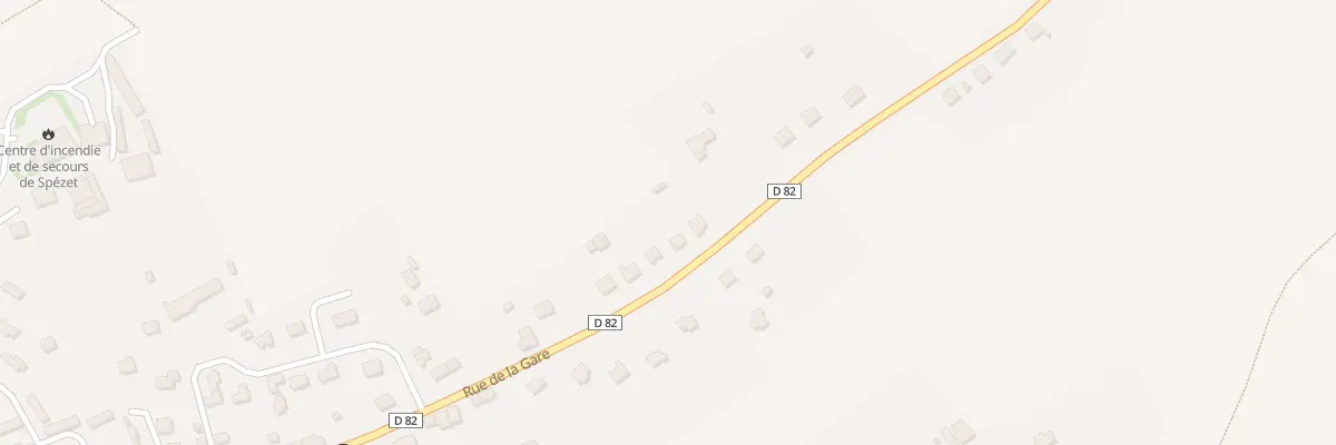 Plan du 21 Rue de la Gare à Spézet