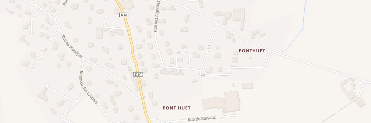 Plan du 15 Rue des Aigrettes à Lanmeur