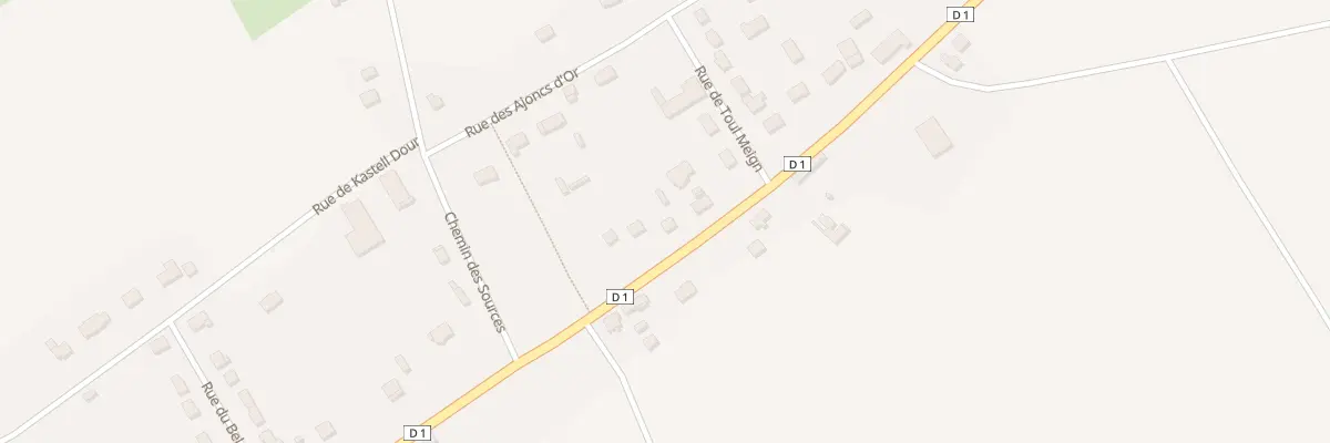 Plan du 7 Rue de Guerneo à Roudouallec