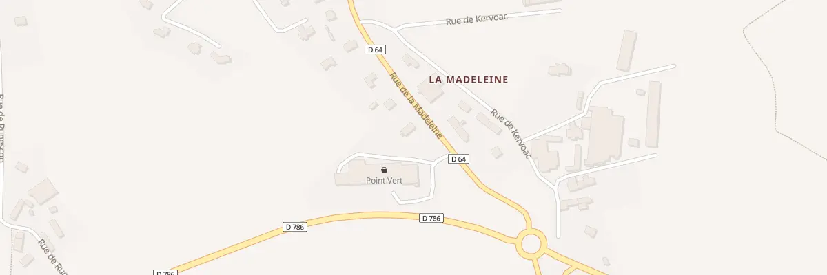 Plan du 29 Rue de la Madeleine à Lanmeur