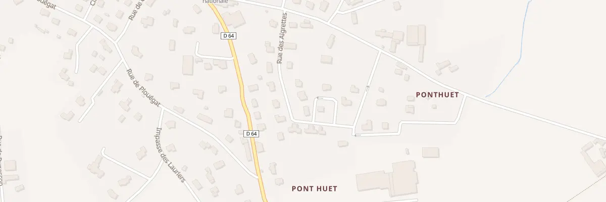 Plan du 11 Rue des Aigrettes à Lanmeur