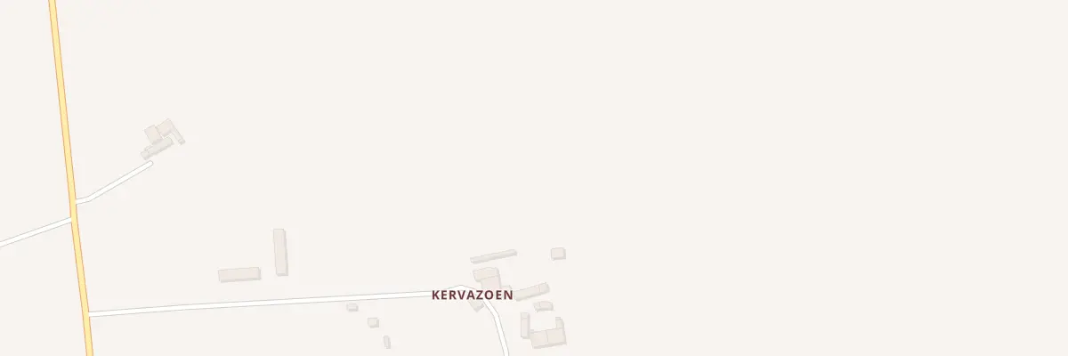 Plan du 5394A Kervasoen à Roudouallec