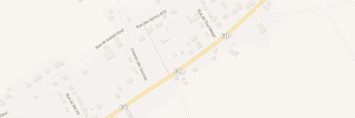 Plan du 3 Rue de Guerneo à Roudouallec