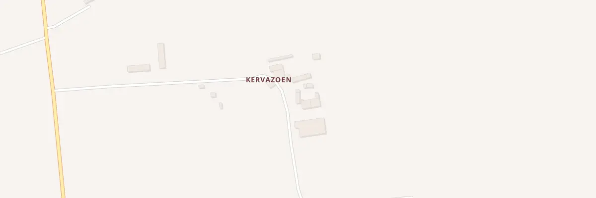Plan du 5395 Kervasoen à Roudouallec