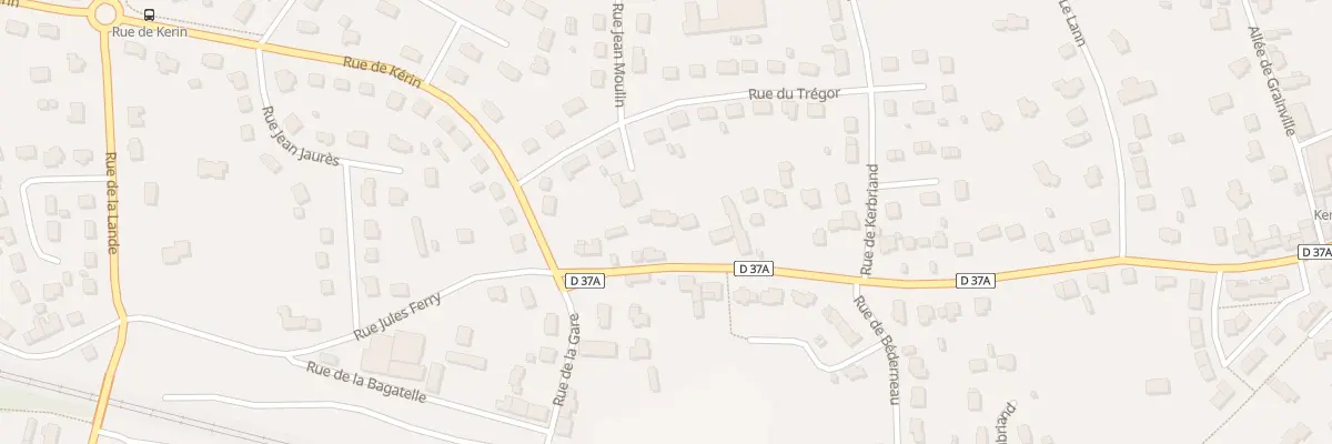Plan du 53 Rue de la Gare à Plouigneau