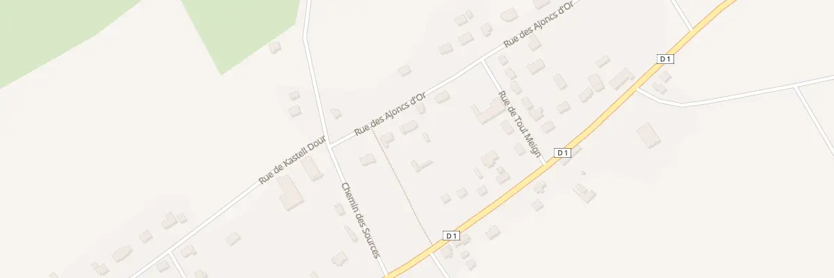 Plan du 6 Rue des Ajoncs d’Or à Roudouallec