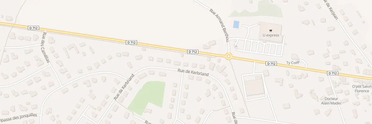 Plan du 27 Rue de Kerbriand à Plouigneau
