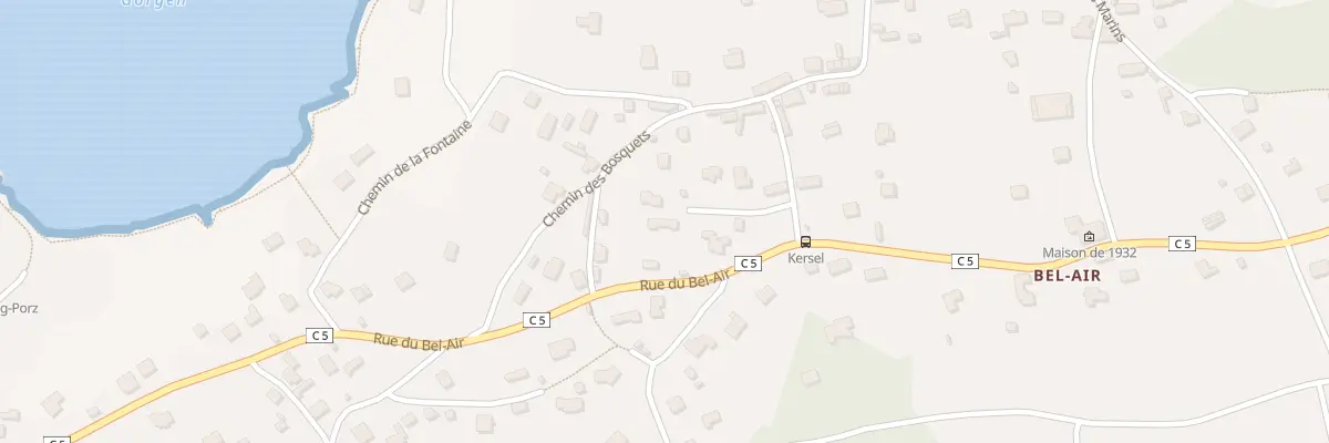 Plan du 28B Rue Bel Air à Moëlan-sur-Mer