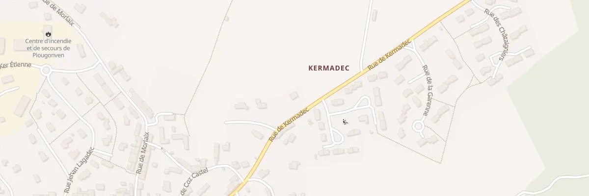 Plan du 24 Rue de Kermadec à Plougonven