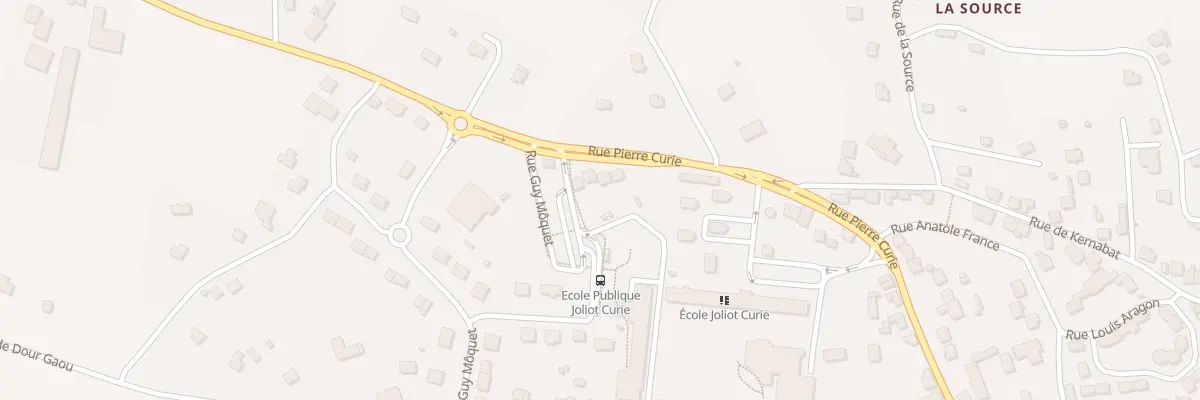 Plan du 43 Rue Pierre Curie à Scaër