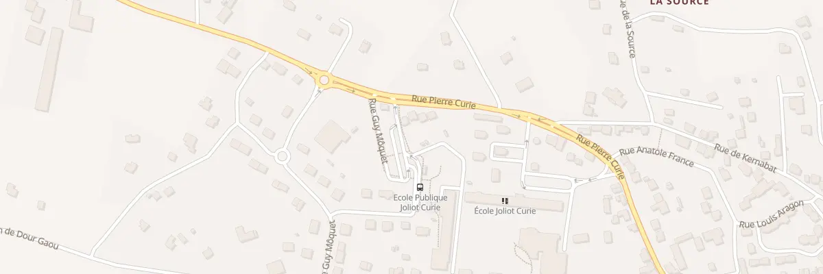 Plan du 45 Rue Pierre Curie à Scaër