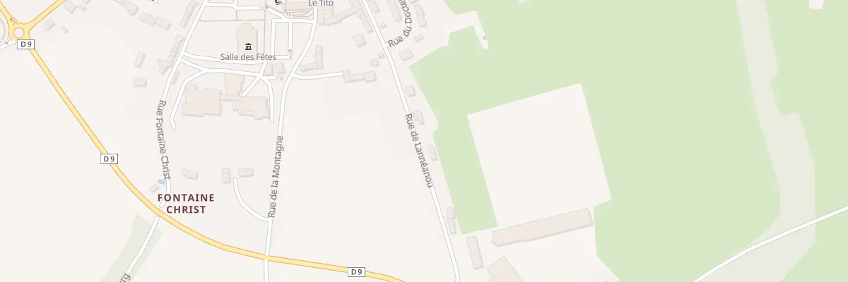 Plan du 22 Rue de Lannéanou à Plougonven