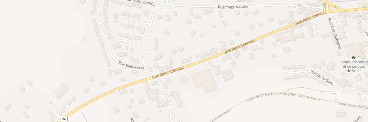 Plan du 42 Rue Rene Laennec à Scaër