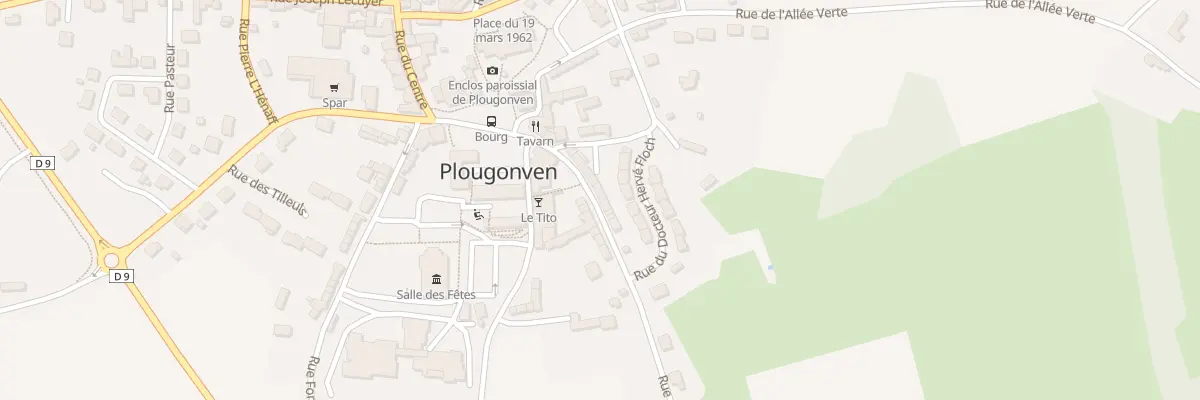 Plan du 12 Rue de Lannéanou à Plougonven
