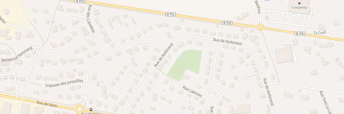 Plan du 42 Rue de Kerbriand à Plouigneau