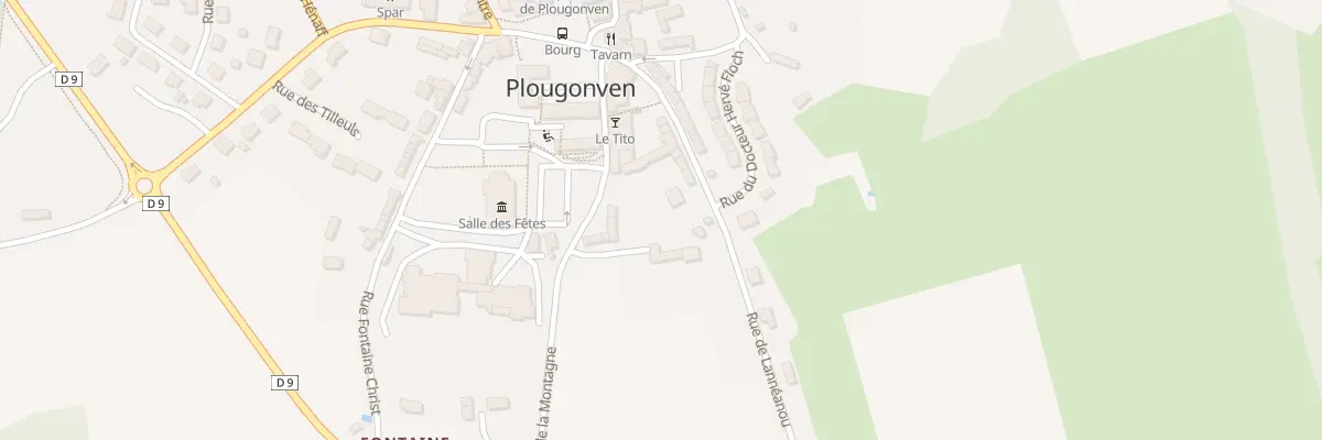 Plan du 13 Rue de Lannéanou à Plougonven