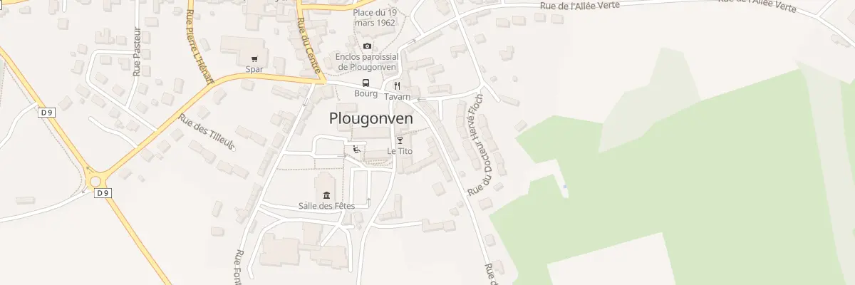 Plan du 3 Rue de Lannéanou à Plougonven
