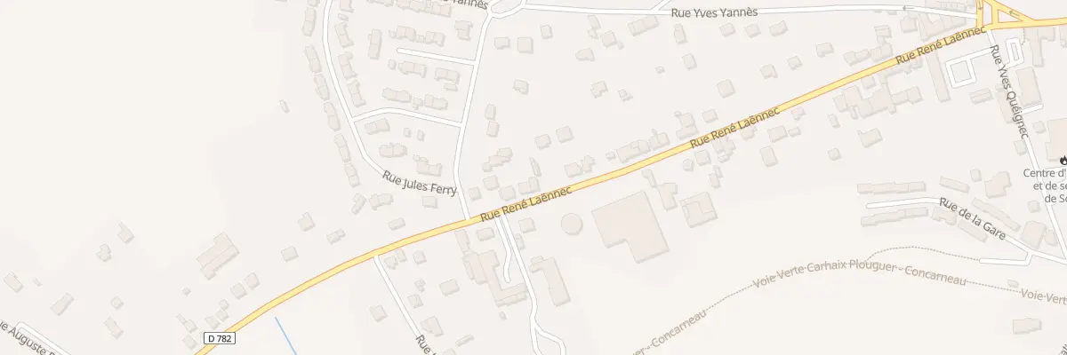 Plan du 44 Rue Rene Laennec à Scaër
