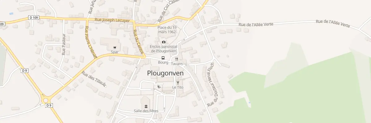 Plan du 2 Rue de Ker Izella à Plougonven