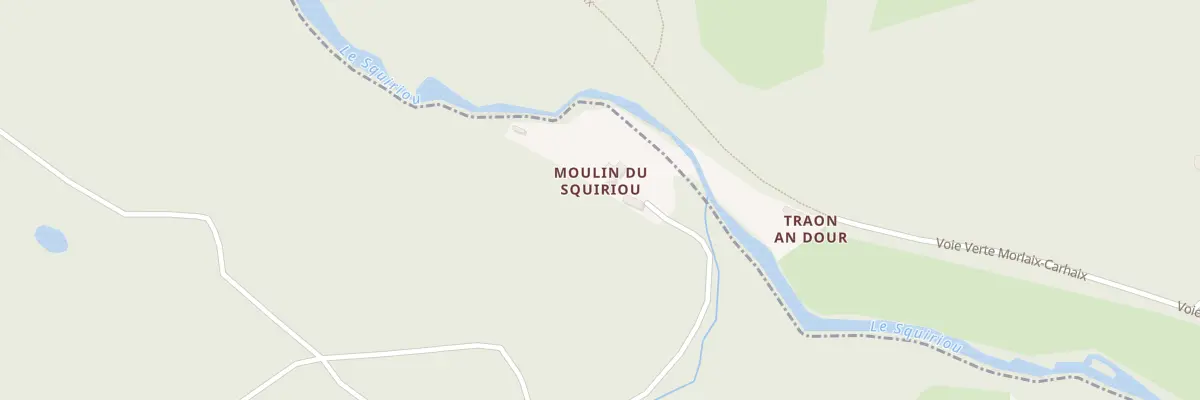 Plan du 326 Moulin du Squiriou à Berrien