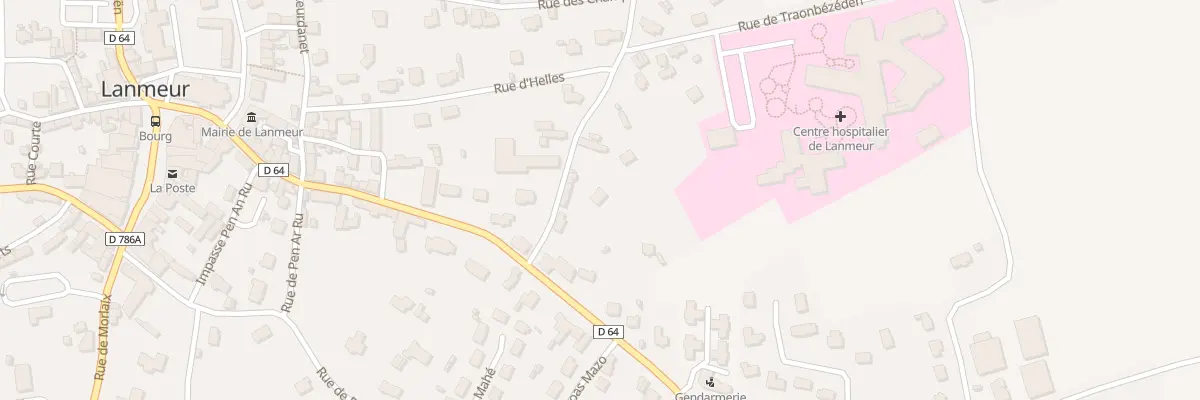 Plan du 3 Rue de Touloupry à Lanmeur