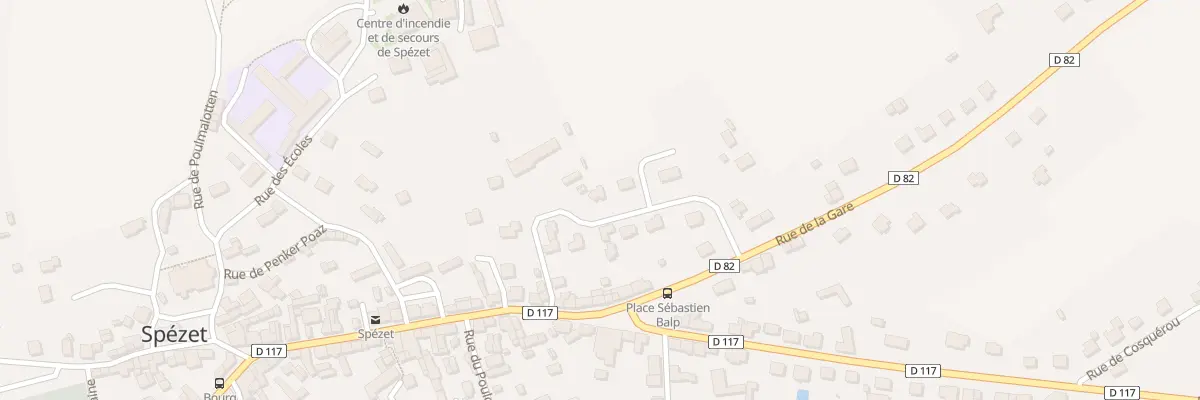Plan du 5148 Rue Pierre Lohéac à Spézet