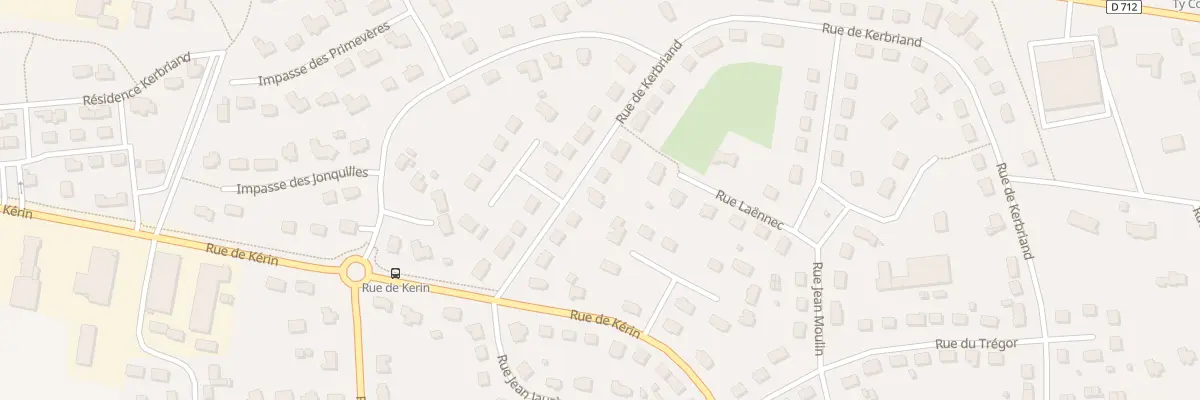 Plan du 52 Rue de Kerbriand à Plouigneau