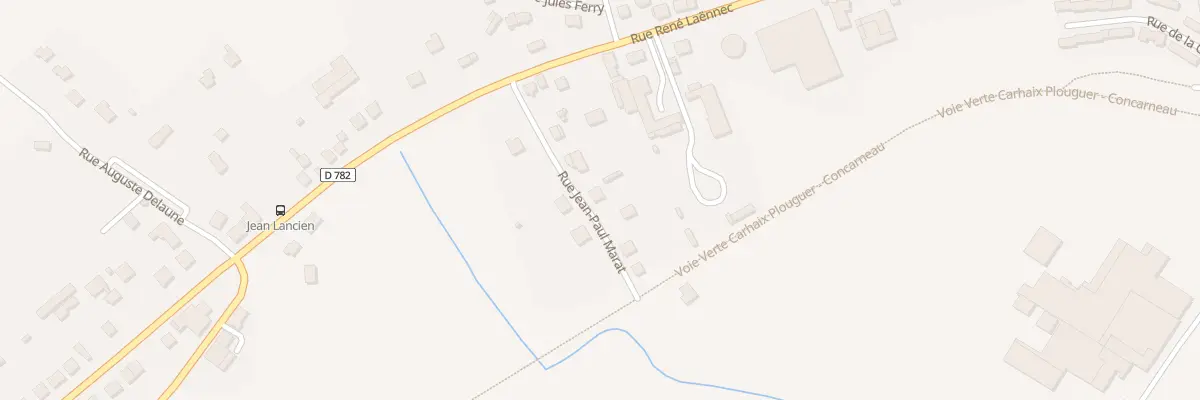 Plan du 6 Rue Jean Paul Marat à Scaër