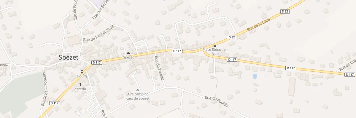 Plan du 50 Rue du Général de Gaulle à Spézet