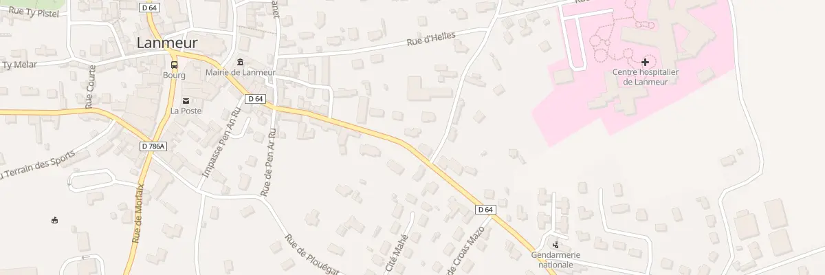 Plan du 32 Rue de la Liberation à Lanmeur
