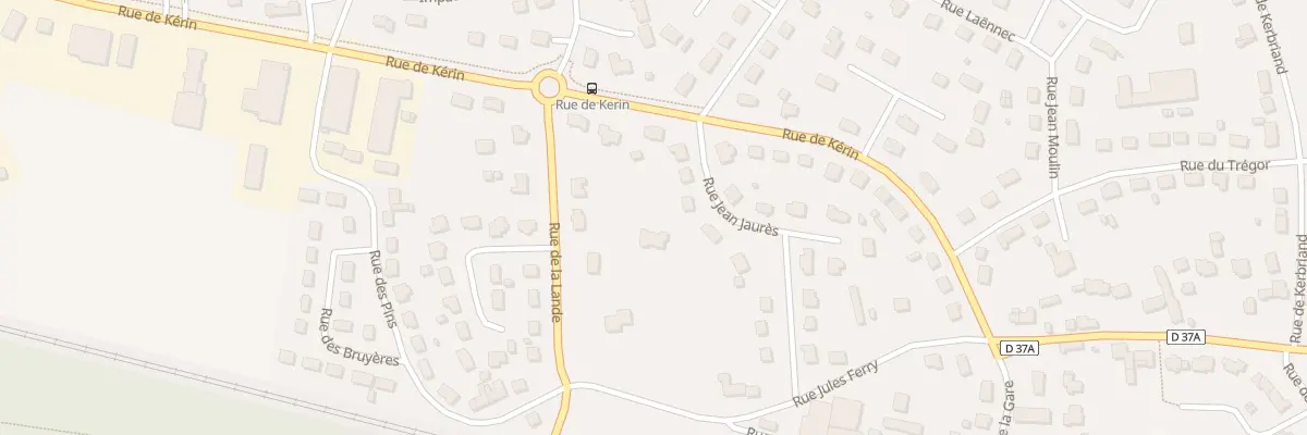 Plan du 9 Rue de la Lande à Plouigneau
