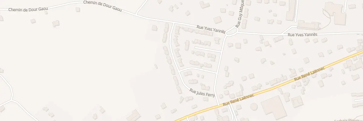 Plan du 12 Rue Jules Ferry à Scaër