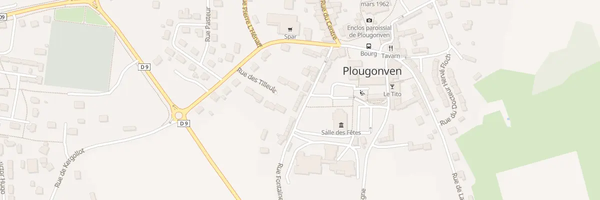 Plan du 15 Rue Fontaine Christ à Plougonven