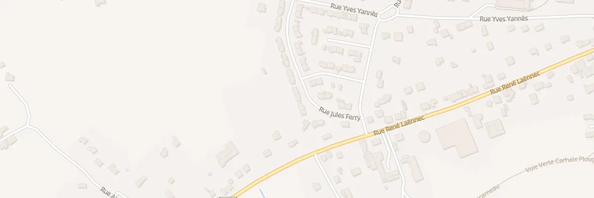 Plan du 9 Rue Jules Ferry à Scaër