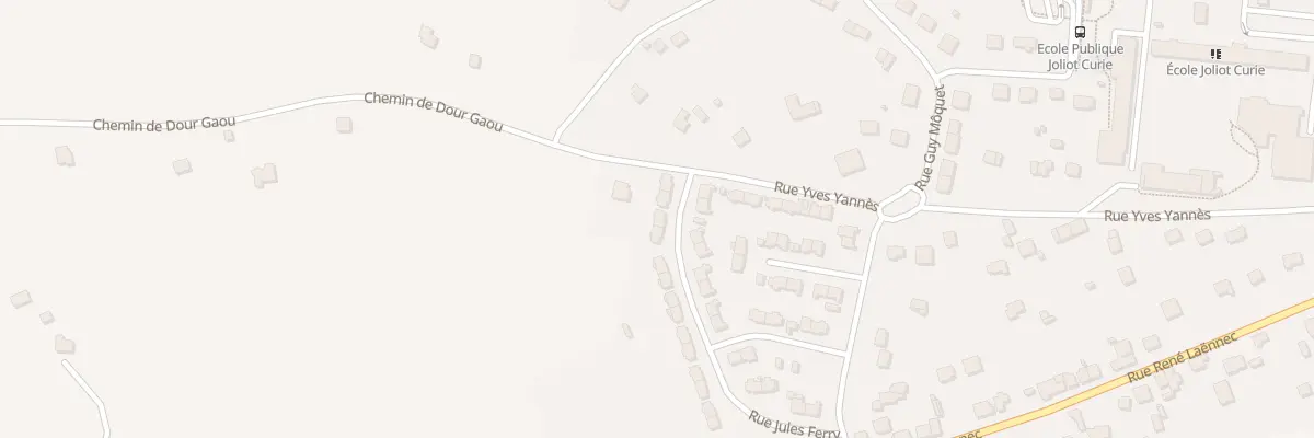 Plan du 27 Rue Jules Ferry à Scaër